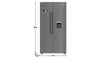 Beko ASD2341VB American Fridge Freezer - Black