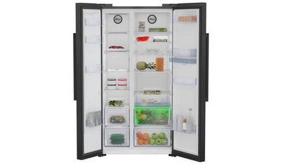 Beko ASD2341VB American Fridge Freezer - Black