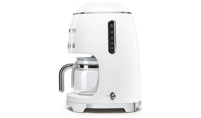 Smeg DCF02 50's Style Retro Drip Filter Coffee Machine White