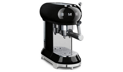 Smeg ECF01 50's Style Retro Espresso Coffee Machine - Black