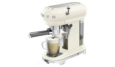 Smeg ECF01 50's Style Retro Espresso Coffee Machine - Cream