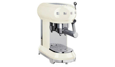 Smeg ECF01 50's Style Retro Espresso Coffee Machine - Cream