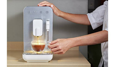 Smeg BCC02 Bean to Cup Coffee Machine - White