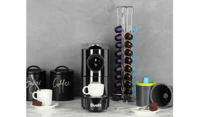 Dualit Cafe Plus Nespresso Pod Coffee Machine - Black