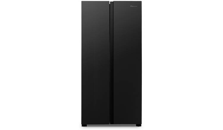 Fridgemaster MS83430FFB American Fridge Freezer - Black