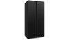 Fridgemaster MS83430FFB American Fridge Freezer - Black
