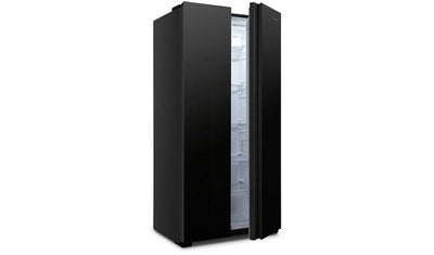 Fridgemaster MS83430FFB American Fridge Freezer - Black
