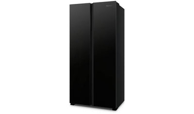 Fridgemaster MS83430FFB American Fridge Freezer - Black