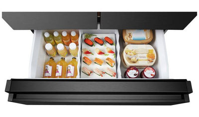 Hisense RF749N4SWFE American Fridge Freezer - Black