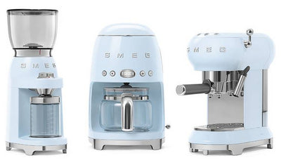 Smeg ECF01PBUK 50's Style Retro Espresso Coffee Machine