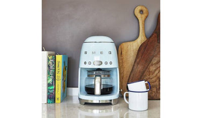 Smeg DCF02PBUK 50's Style Retro Filter Coffee Machine - Blue