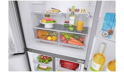 LG GMB844PZ4E Slim Multidoor American Fridge Freezer-Silver