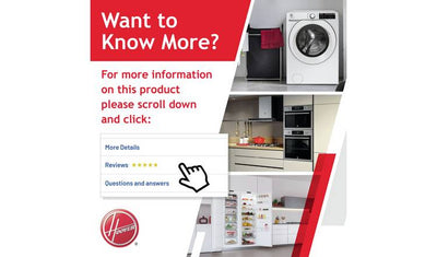Hoover HSC818FXWDK No Frost American Fridge Freezer - Silver