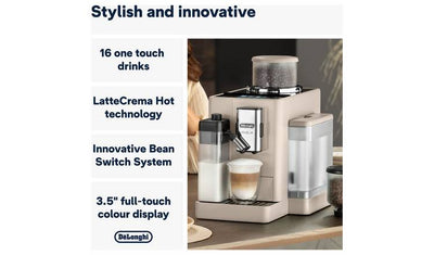 De'Longhi Rivelia Bean to Cup Coffee Machine - Beige