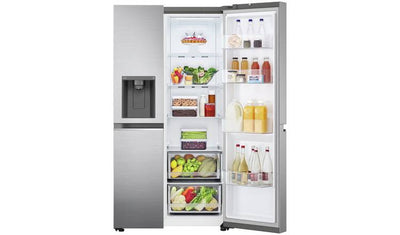 LG GSLV70PZTD American Fridge Freezer - Silver