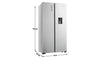 Fridgemaster MS91521FFS American Fridge Freezer - Silver