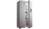 Fridgemaster MS91521FFS American Fridge Freezer - Silver