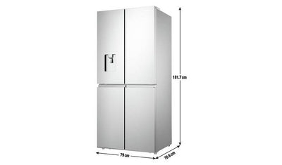 Hisense RQ560N4WBF PureFlat American Fridge Freezer - Black