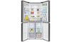 Hisense RQ560N4WBF PureFlat American Fridge Freezer - Black