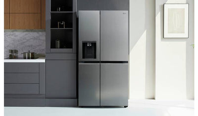 LG GSLV70PZTF American Fridge Freezer - Shiny Steel