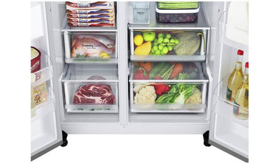 LG GSLV71PZTD American Fridge Freezer - Silver
