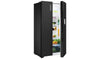 Fridgemaster MS91515BFF American Fridge Freezer - Black