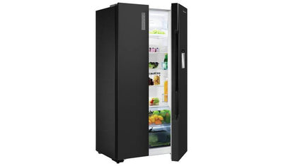 Fridgemaster MS91515BFF American Fridge Freezer - Black