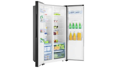 Fridgemaster MS91515BFF American Fridge Freezer - Black