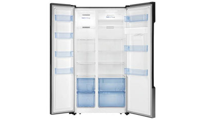 Fridgemaster MS91515BFF American Fridge Freezer - Black