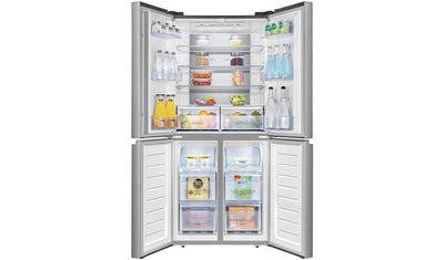 Hisense RQ563N4AI1 PureFlat American Fridge Freezer - Silver