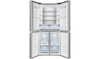 Hisense RQ563N4AI1 PureFlat American Fridge Freezer - Silver