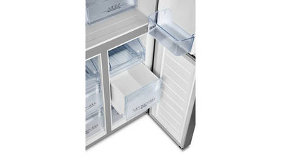 Hisense RQ563N4AI1 PureFlat American Fridge Freezer - Silver