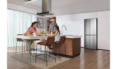 Hisense RQ563N4AI1 PureFlat American Fridge Freezer - Silver