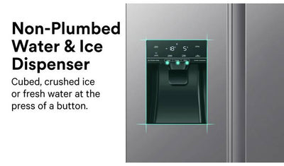 Hisense RS694N4TCF PureFlat American Fridge Freezer-S/Steel