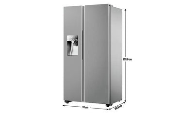 Hisense RS694N4TBF PureFlat American Fridge Freezer - Black