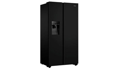 Hisense RS694N4TBF PureFlat American Fridge Freezer - Black