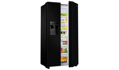 Hisense RS694N4TBF PureFlat American Fridge Freezer - Black