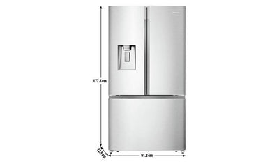 Hisense RF750N4ISF American Fridge Freezer - Stainless Steel