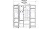 Bush MSBSWTDX20 American Fridge Freezer - Stainless Steel