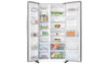 Hisense RS741N4WC11 American Fridge freezer - Silver