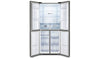 Fridgemaster MQ79394FFS American Fridge Freezer - Silver