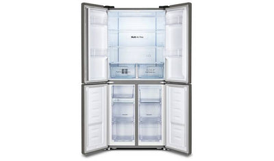 Fridgemaster MQ79394FFS American Fridge Freezer - Silver
