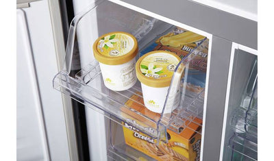 Fridgemaster MQ79394FFS American Fridge Freezer - Silver