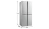 Fridgemaster MQ79394FFB American Fridge Freezer - Black