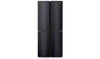 Fridgemaster MQ79394FFB American Fridge Freezer - Black