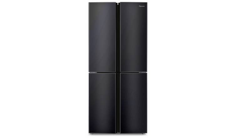 Fridgemaster MQ79394FFB American Fridge Freezer - Black