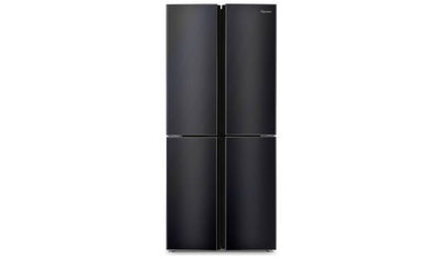 Fridgemaster MQ79394FFB American Fridge Freezer - Black