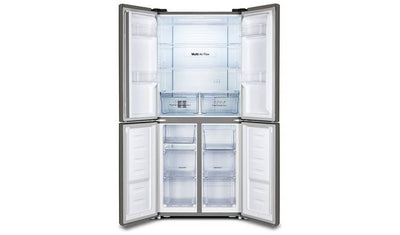 Fridgemaster MQ79394FFB American Fridge Freezer - Black