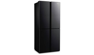 Fridgemaster MQ79394FFB American Fridge Freezer - Black