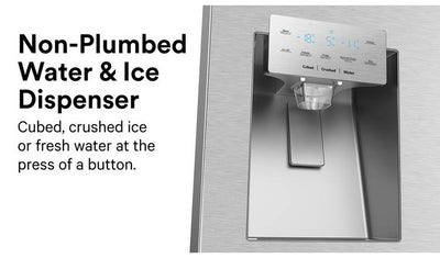 Hisense RQ760N4AIF PureFlat American Fridge Freezer-S/Steel
